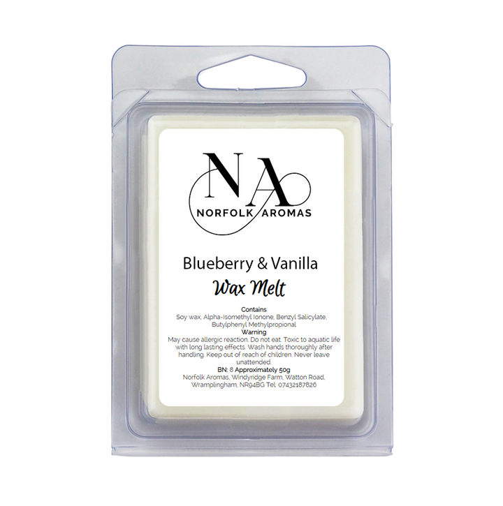 Blueberry & Vanilla Wax Melt Pack