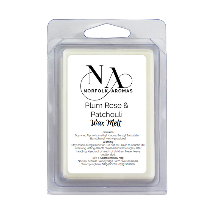 Plum Rose & Patchouli Wax Melt Pack